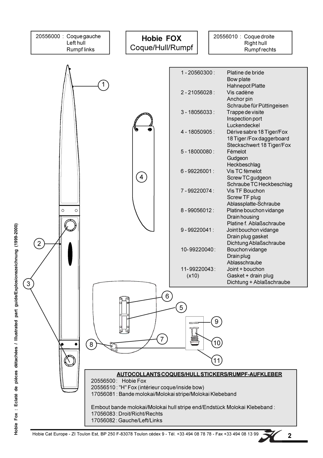 Hobie manual Hobie FOX 