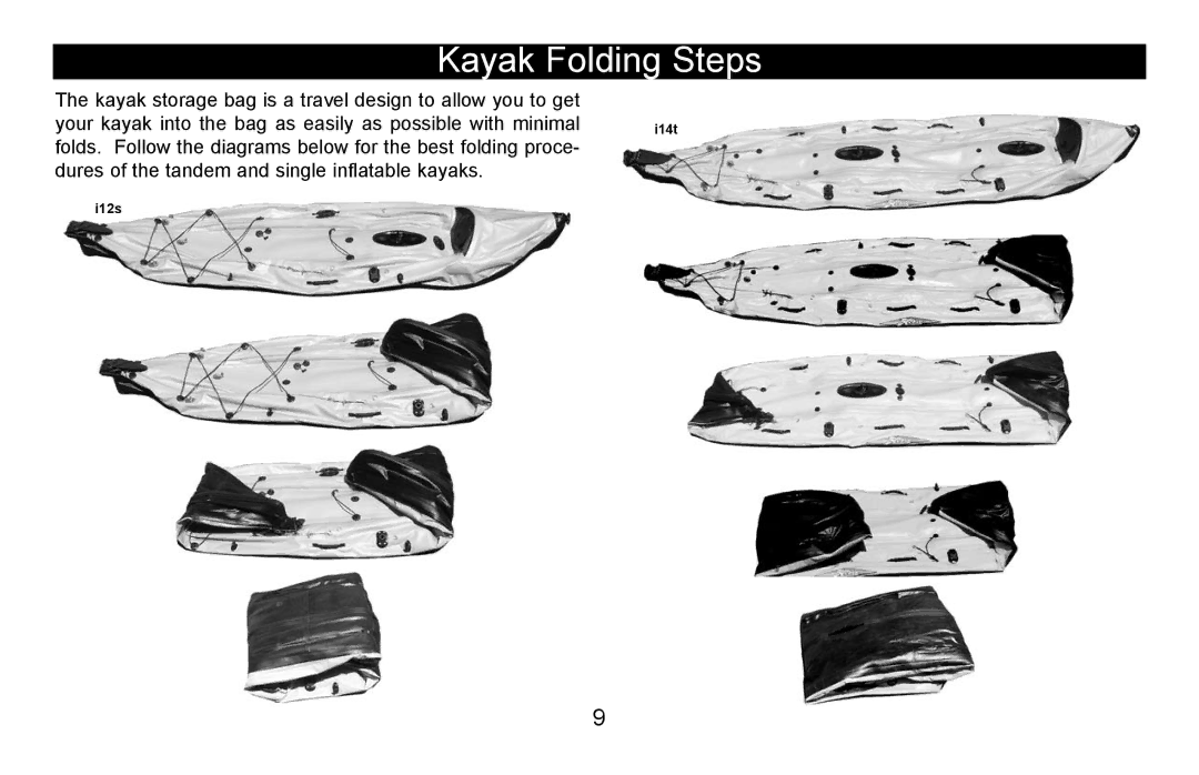 Hobie i12s manual Kayak Folding Steps 