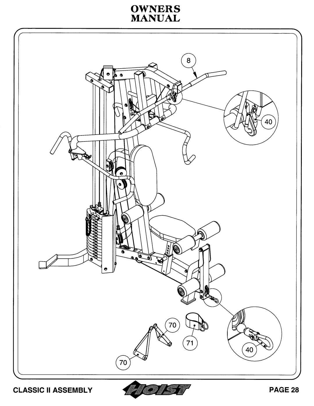 Hoist Fitness 0604-001 owner manual 