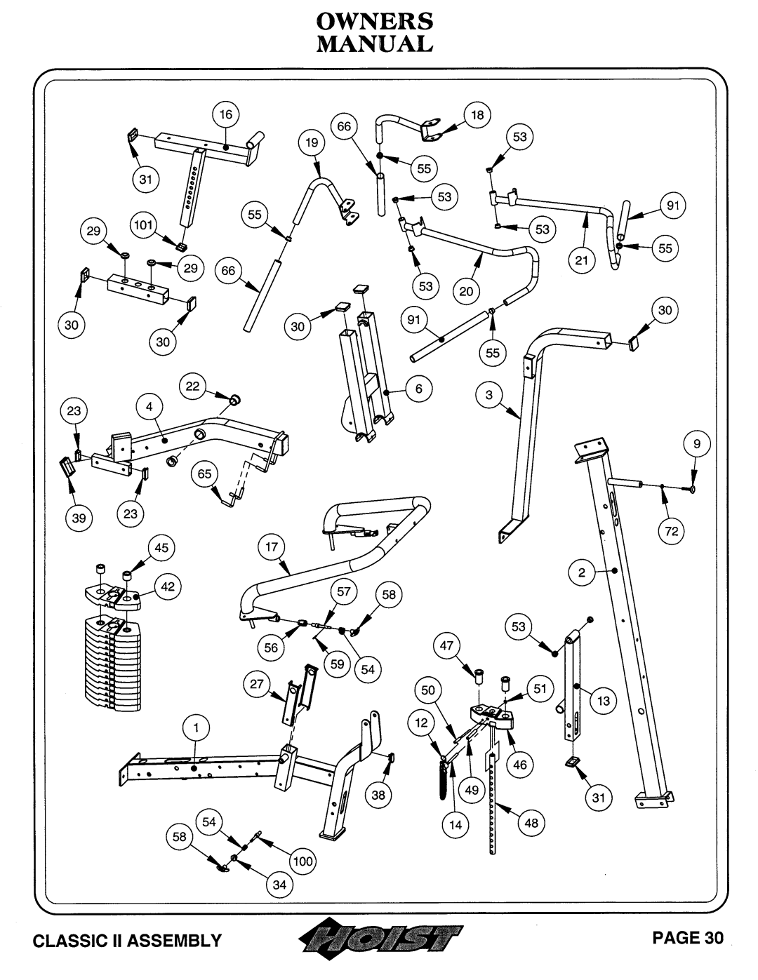 Hoist Fitness 0604-001 owner manual 