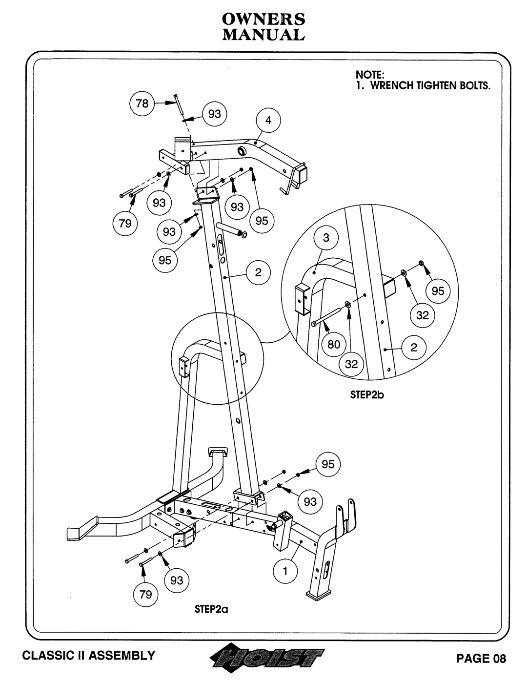 Hoist Fitness 0604-001 owner manual 