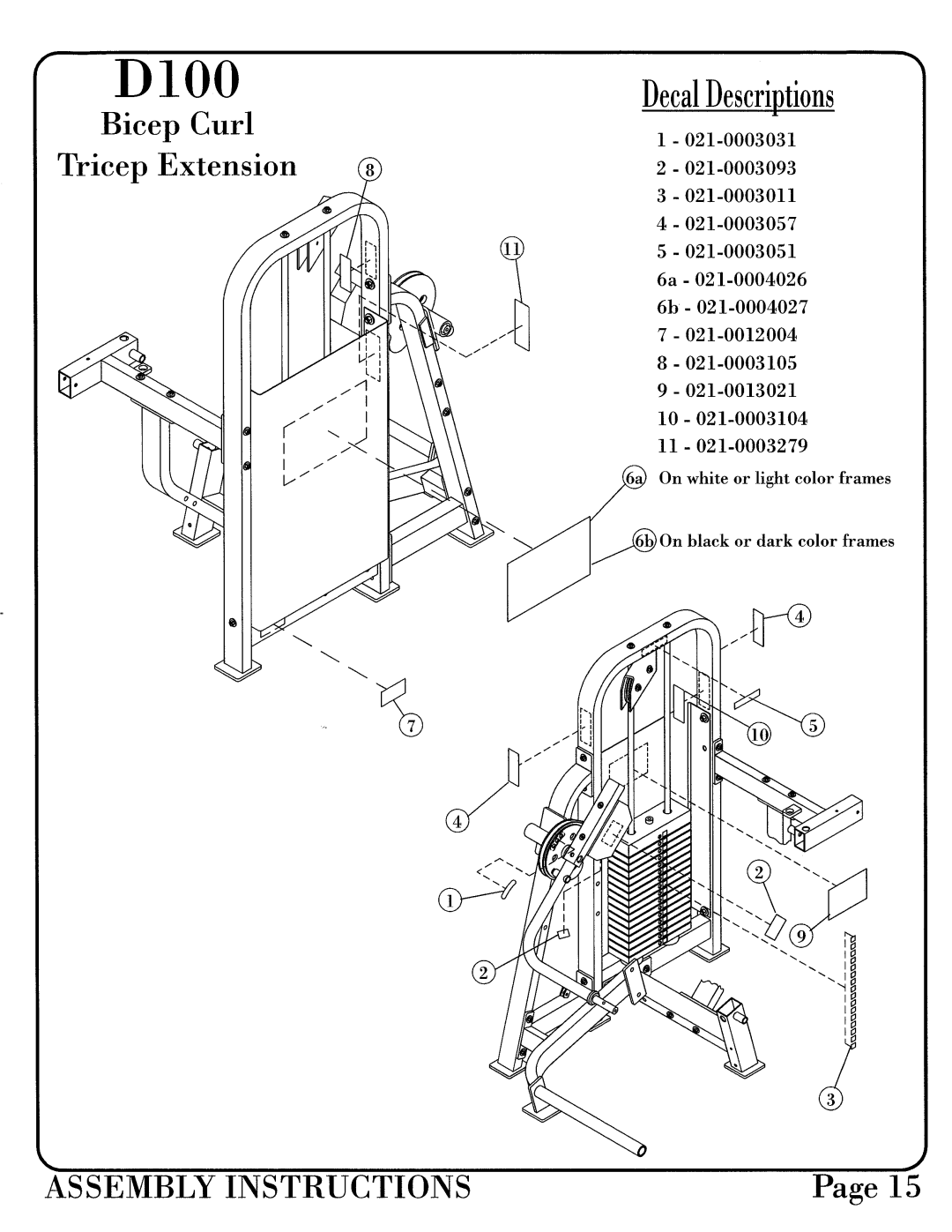 Hoist Fitness 0700-002 manual 