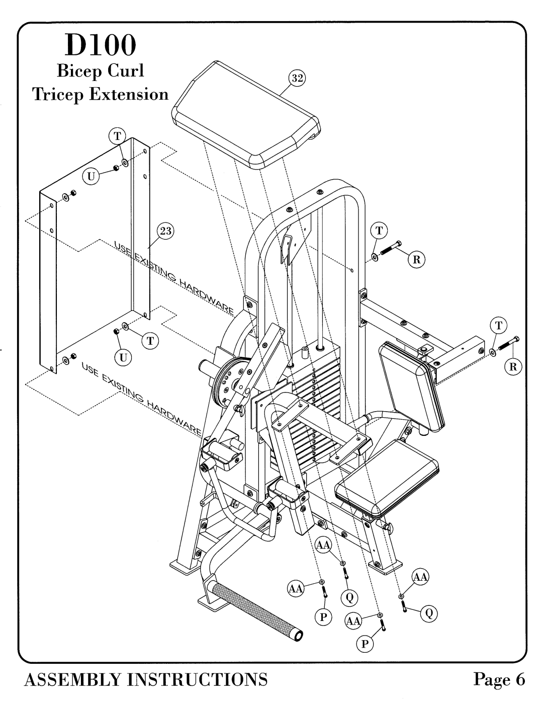 Hoist Fitness 0700-002 manual 