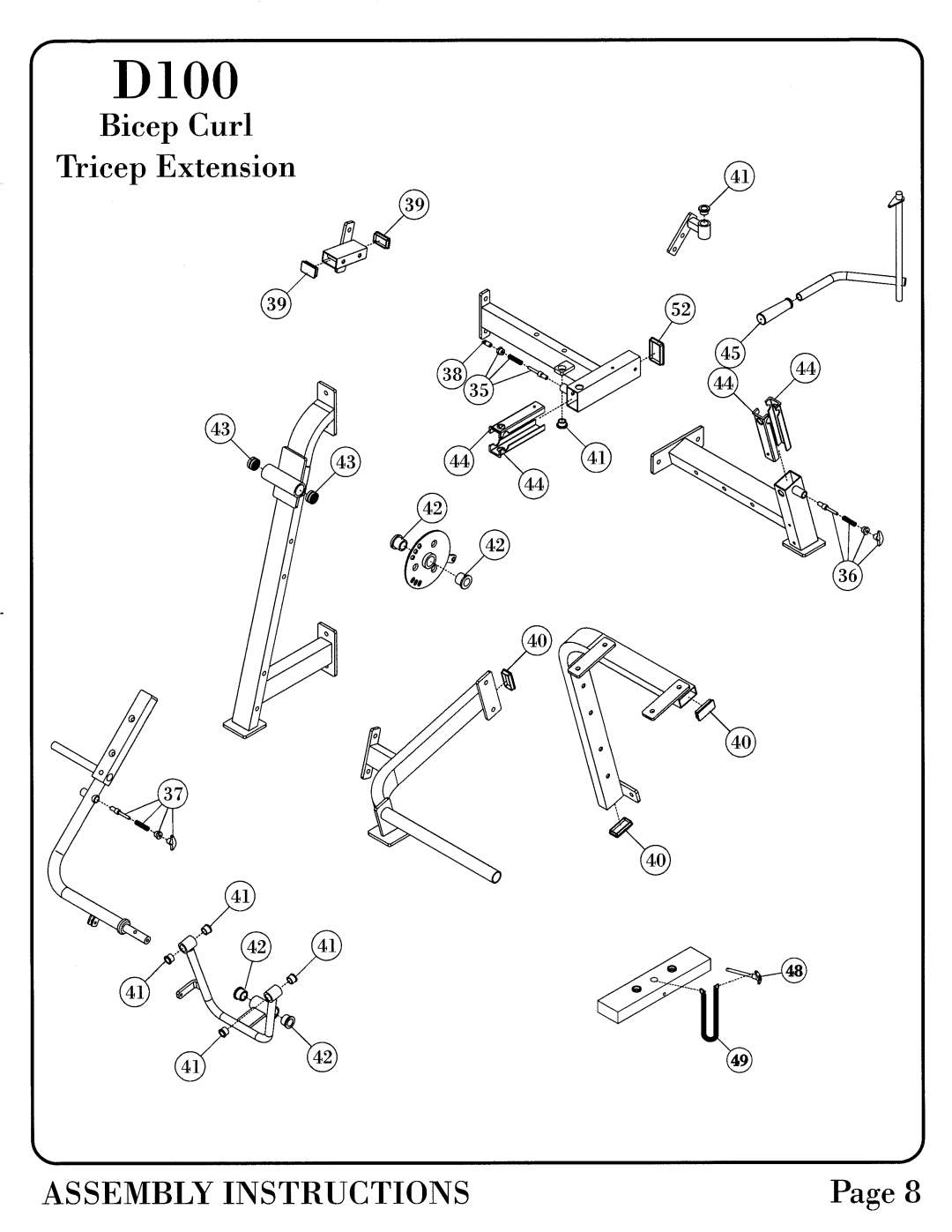 Hoist Fitness 0700-002 manual 