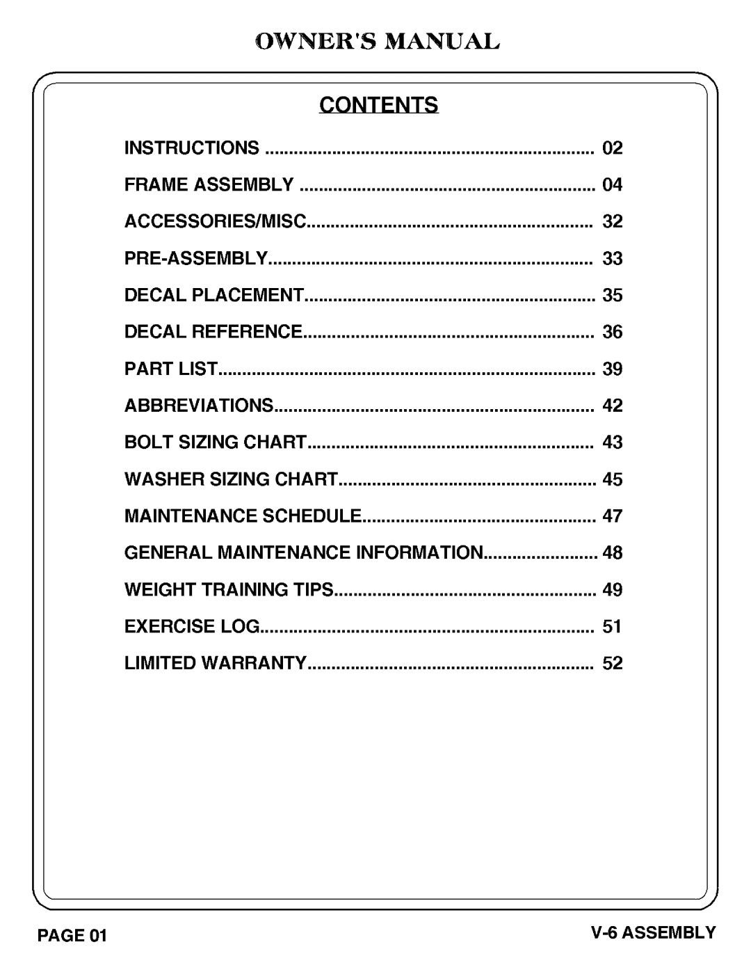 Hoist Fitness 1007-004 manual 