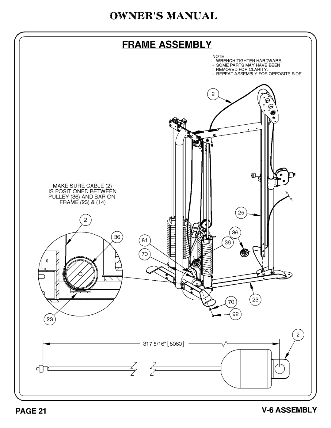 Hoist Fitness 1007-004 manual 