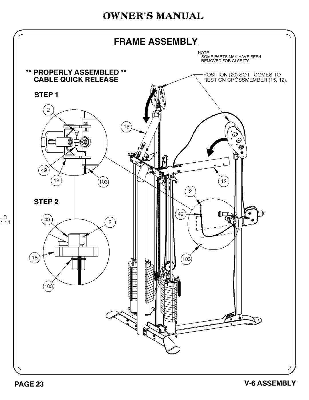 Hoist Fitness 1007-004 manual 