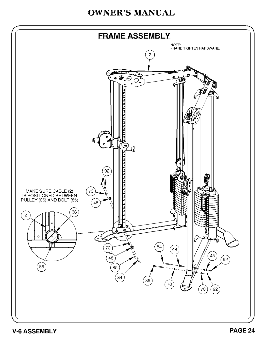 Hoist Fitness 1007-004 manual 