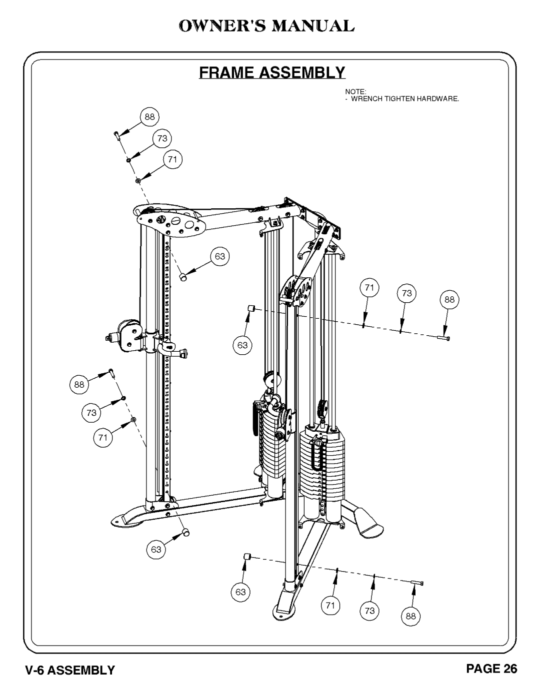 Hoist Fitness 1007-004 manual 