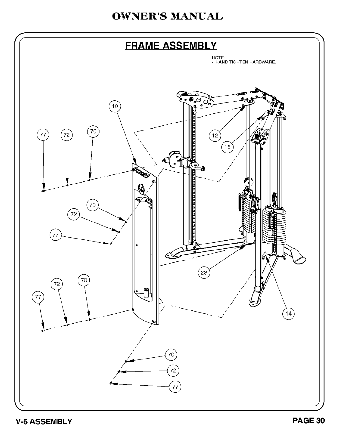 Hoist Fitness 1007-004 manual 