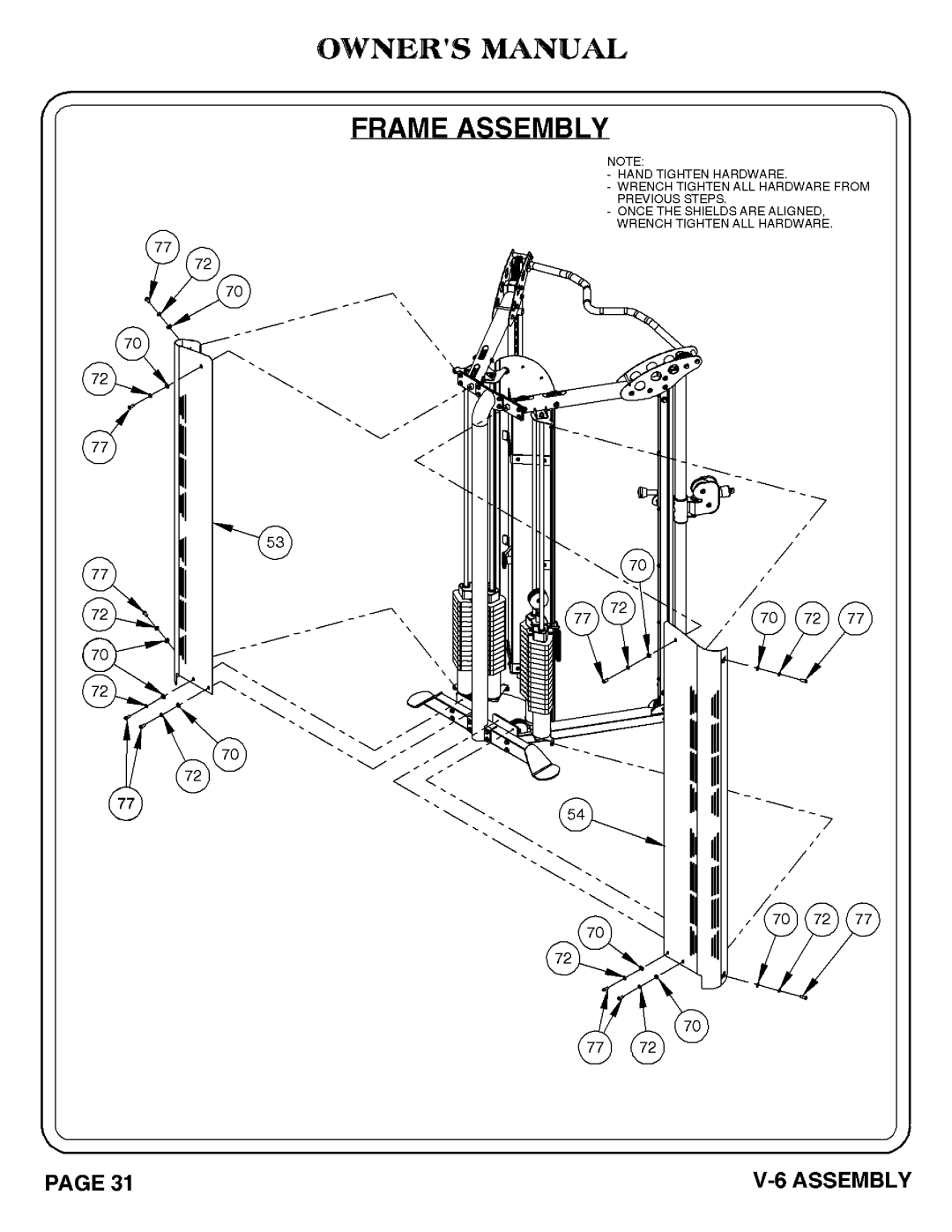 Hoist Fitness 1007-004 manual 