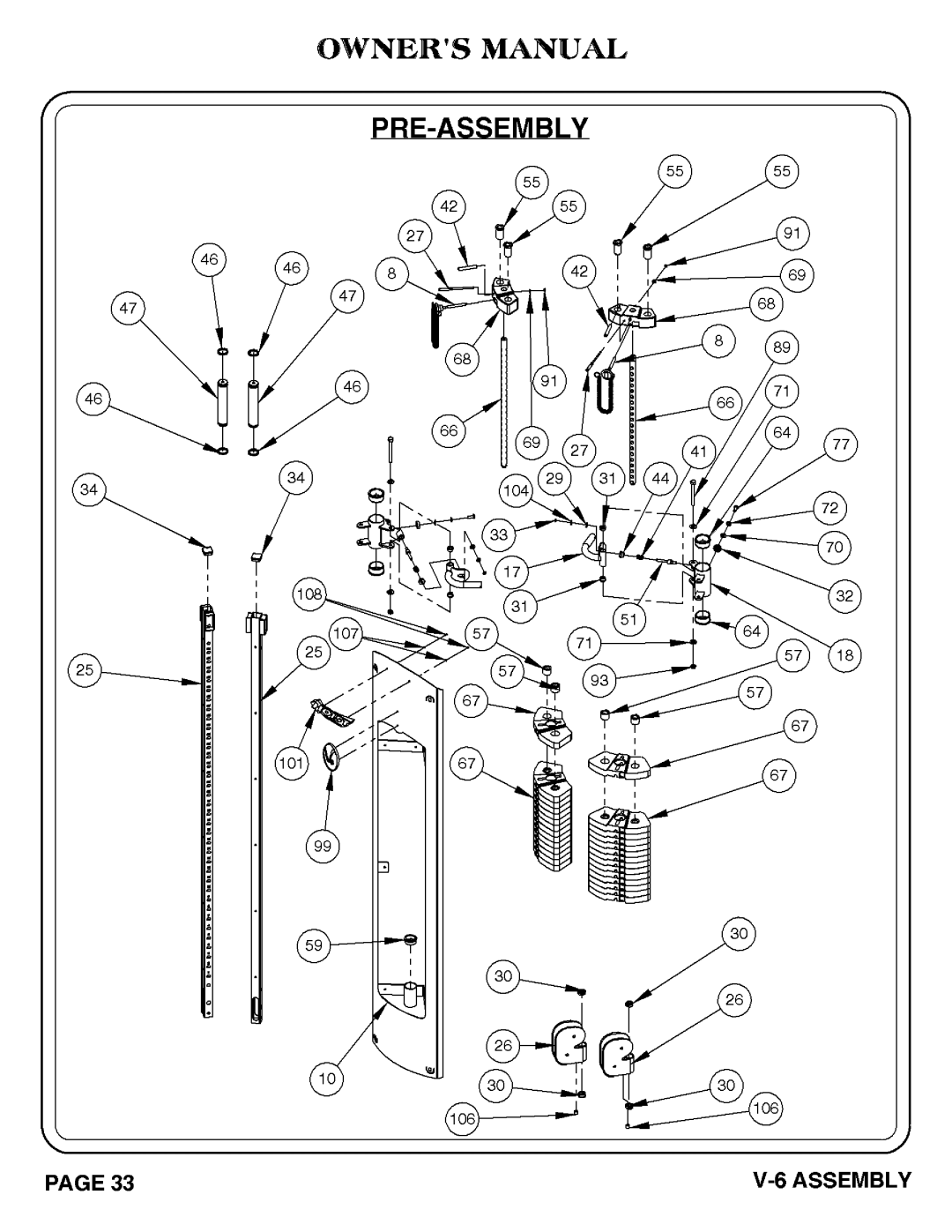 Hoist Fitness 1007-004 manual 