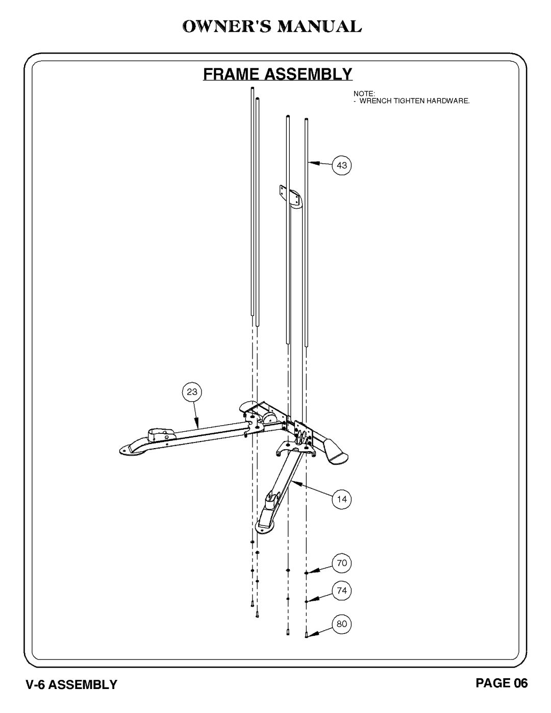 Hoist Fitness 1007-004 manual 