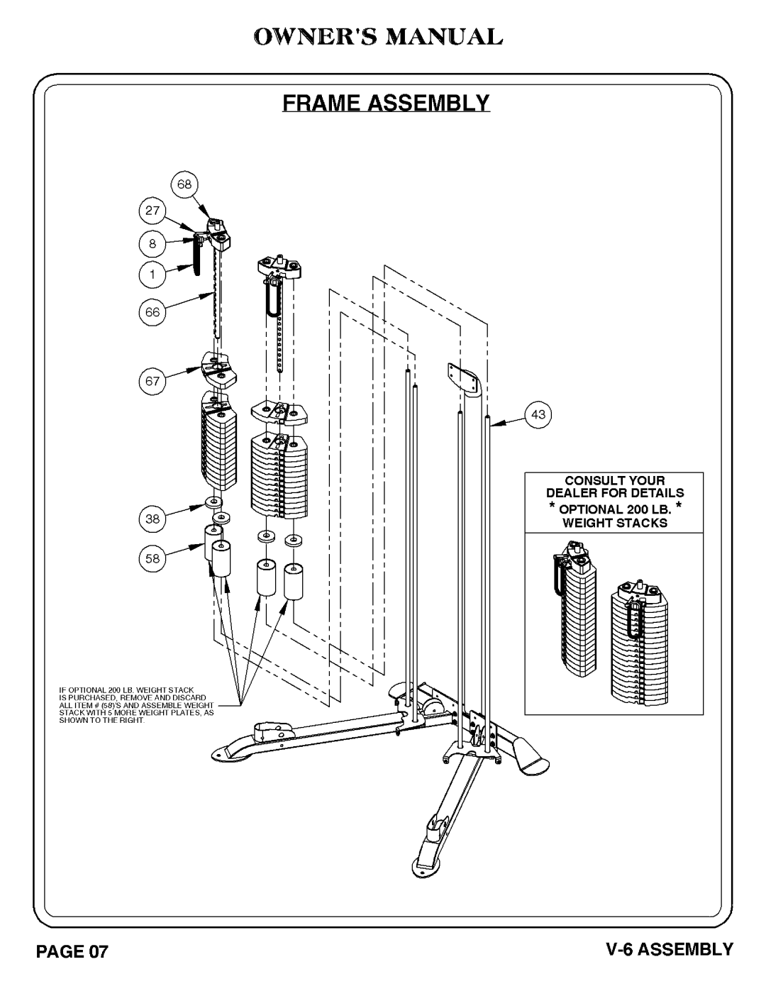 Hoist Fitness 1007-004 manual 