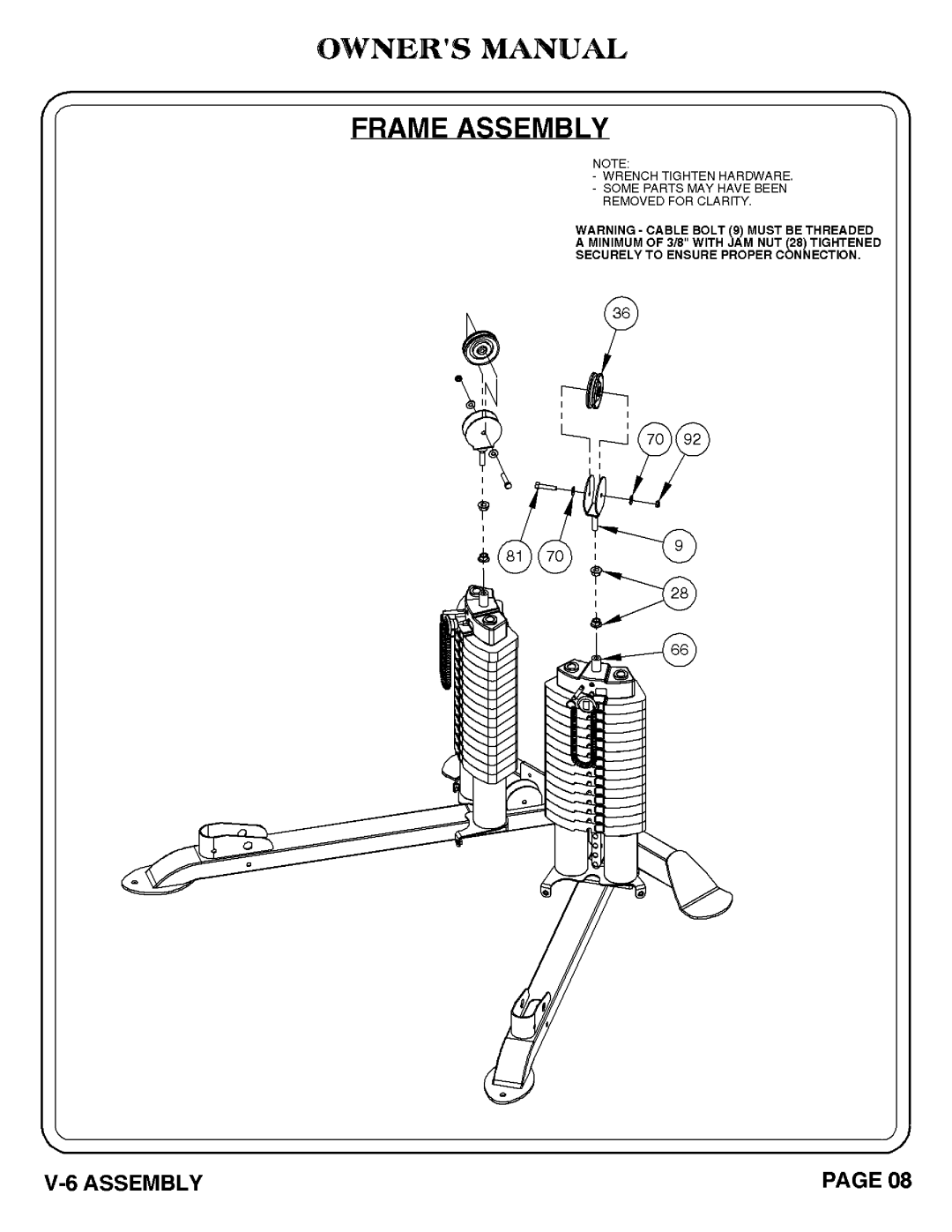 Hoist Fitness 1007-004 manual 