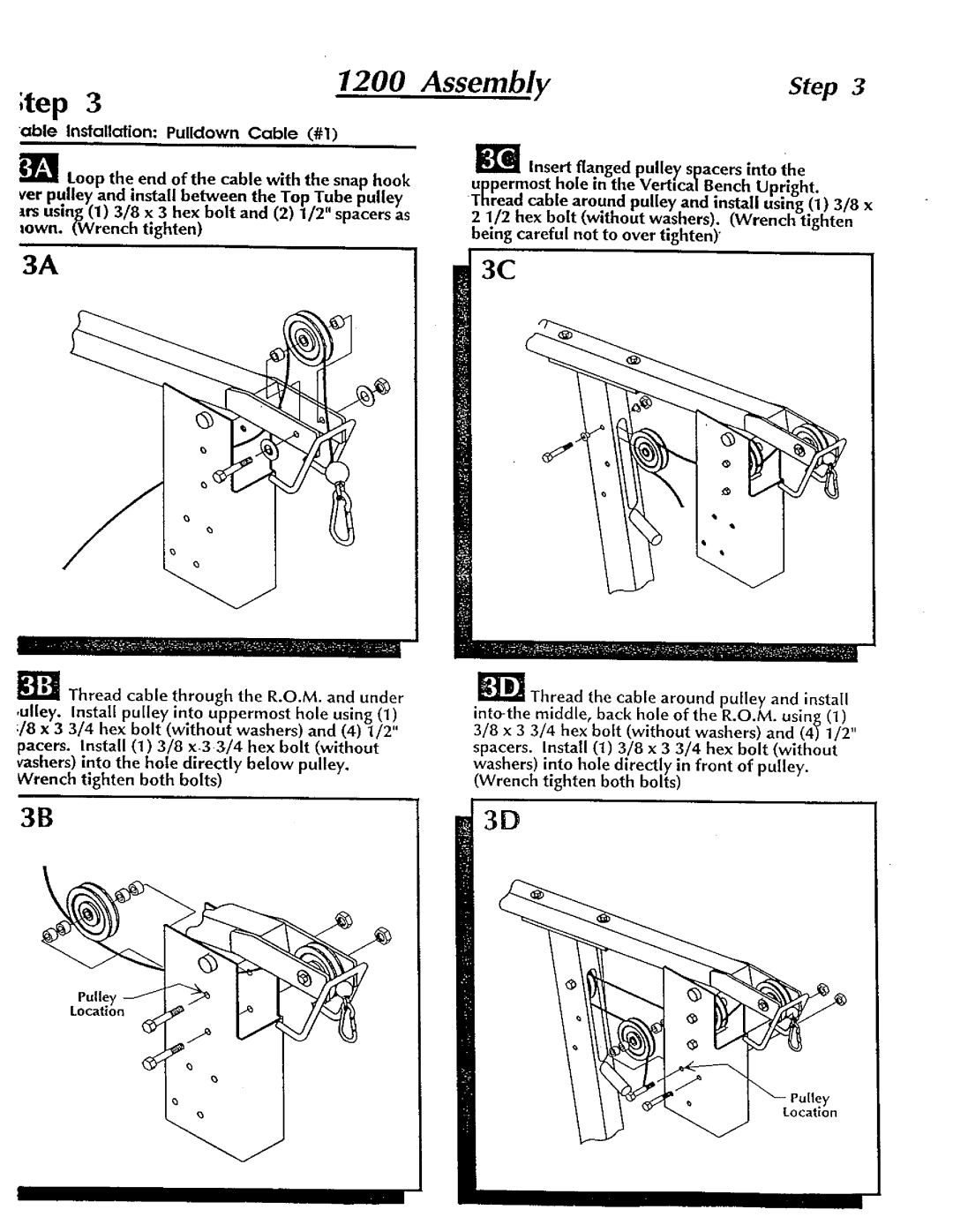 Hoist Fitness 1200 manual 