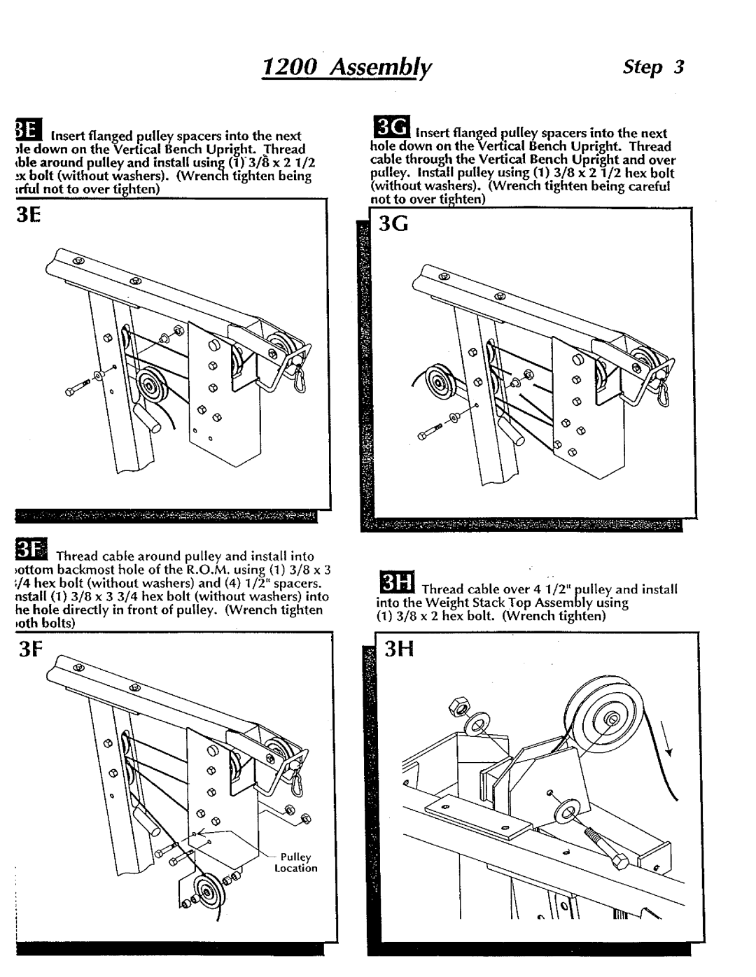 Hoist Fitness 1200 manual 