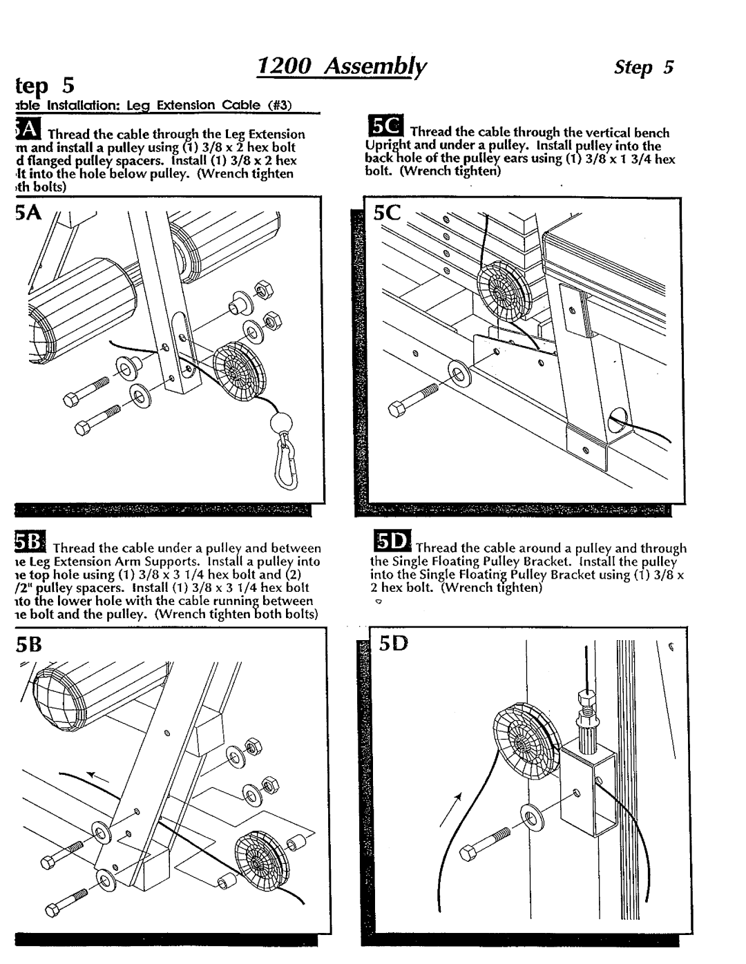 Hoist Fitness 1200 manual 