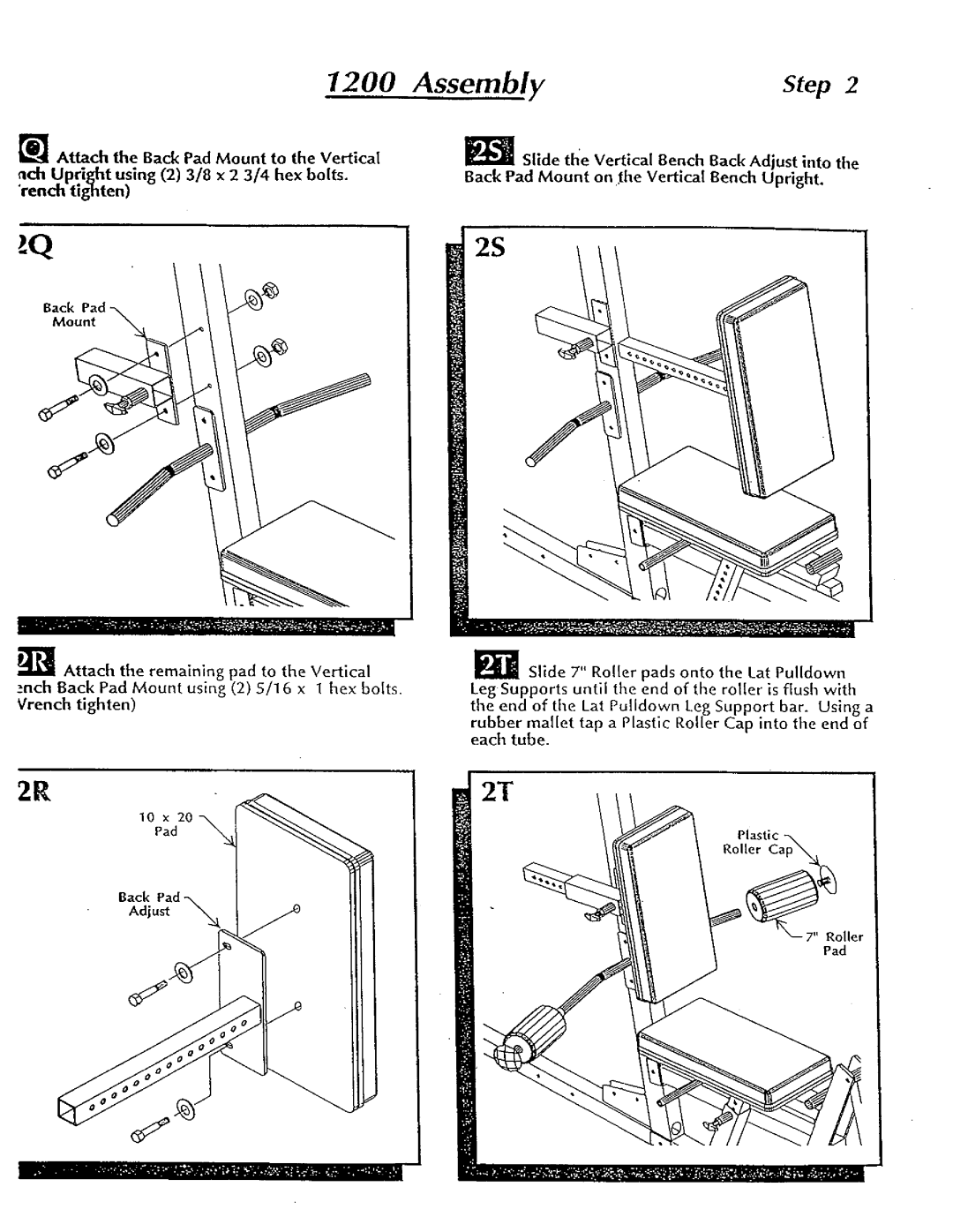 Hoist Fitness 1200 manual 