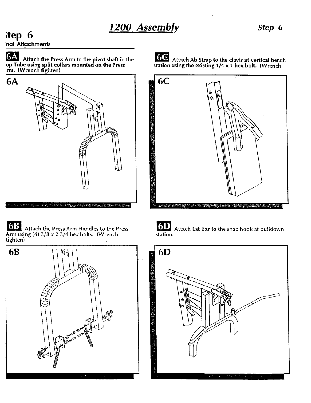 Hoist Fitness 1200 manual 