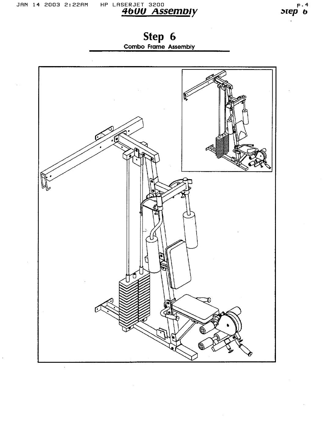 Hoist Fitness 4600 manual 