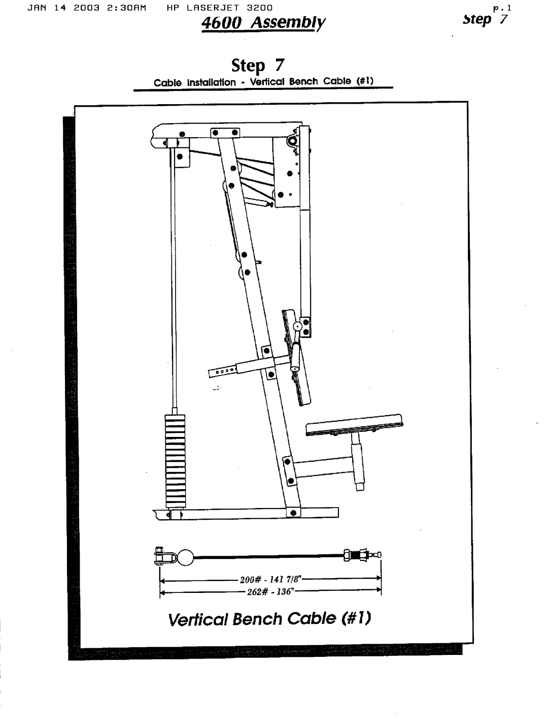 Hoist Fitness 4600 manual 