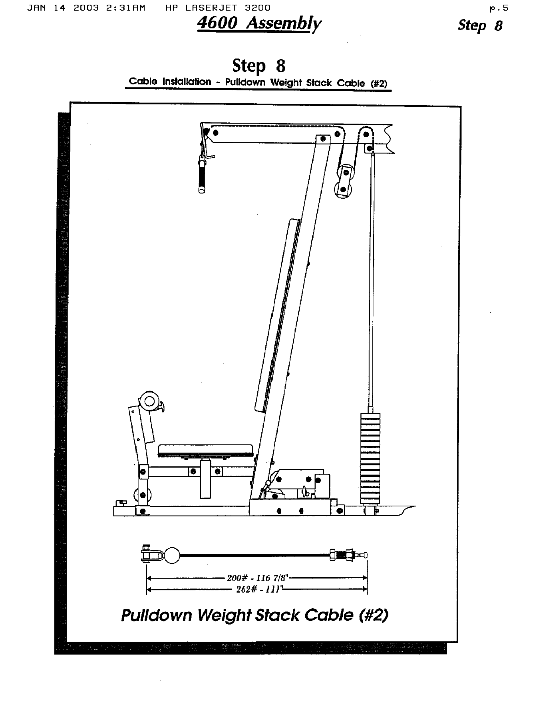 Hoist Fitness 4600 manual 