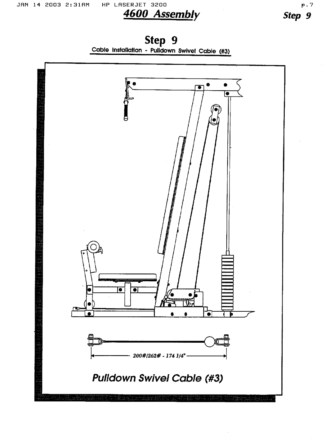 Hoist Fitness 4600 manual 