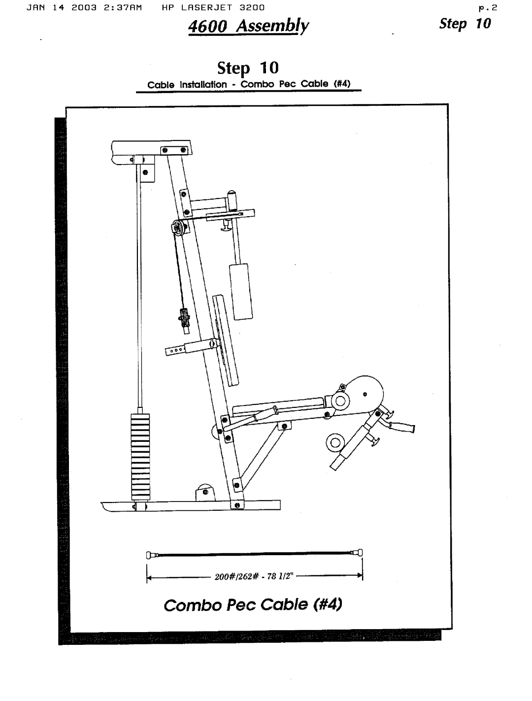 Hoist Fitness 4600 manual 