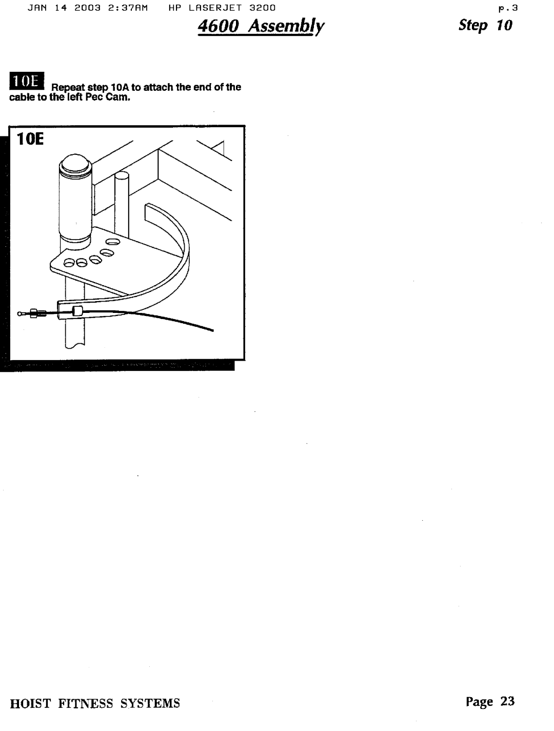 Hoist Fitness 4600 manual 