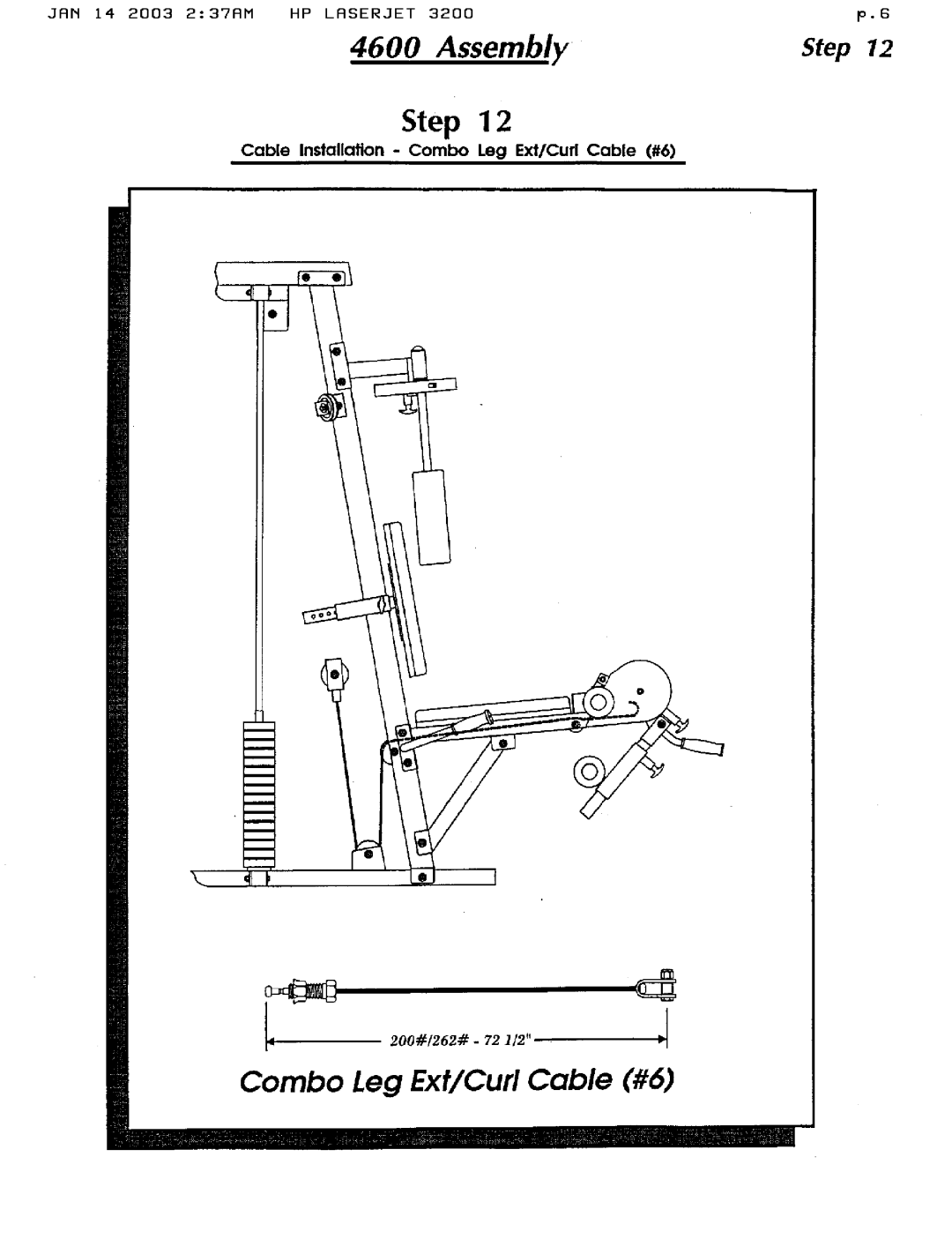 Hoist Fitness 4600 manual 