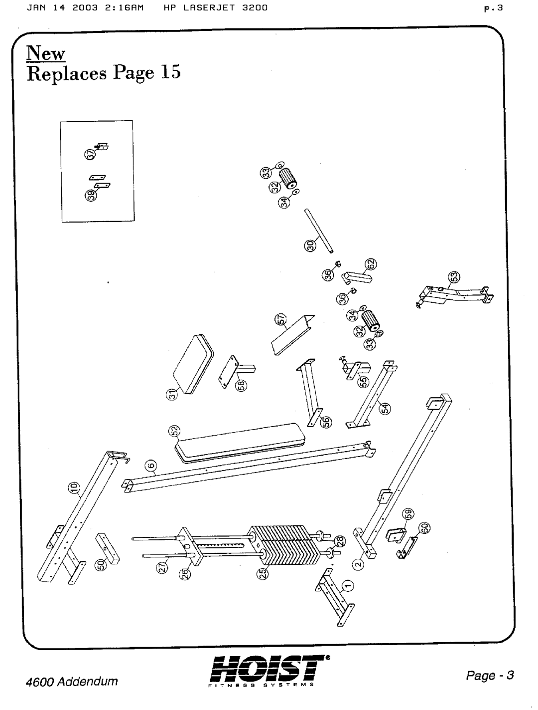 Hoist Fitness 4600 manual 