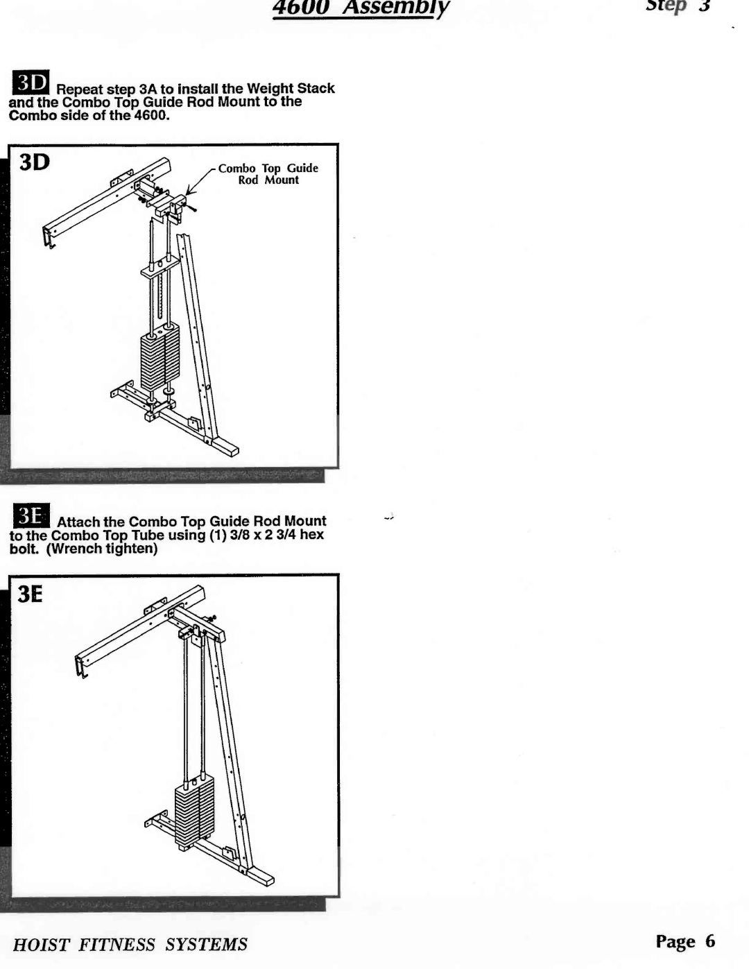 Hoist Fitness 4600 manual 