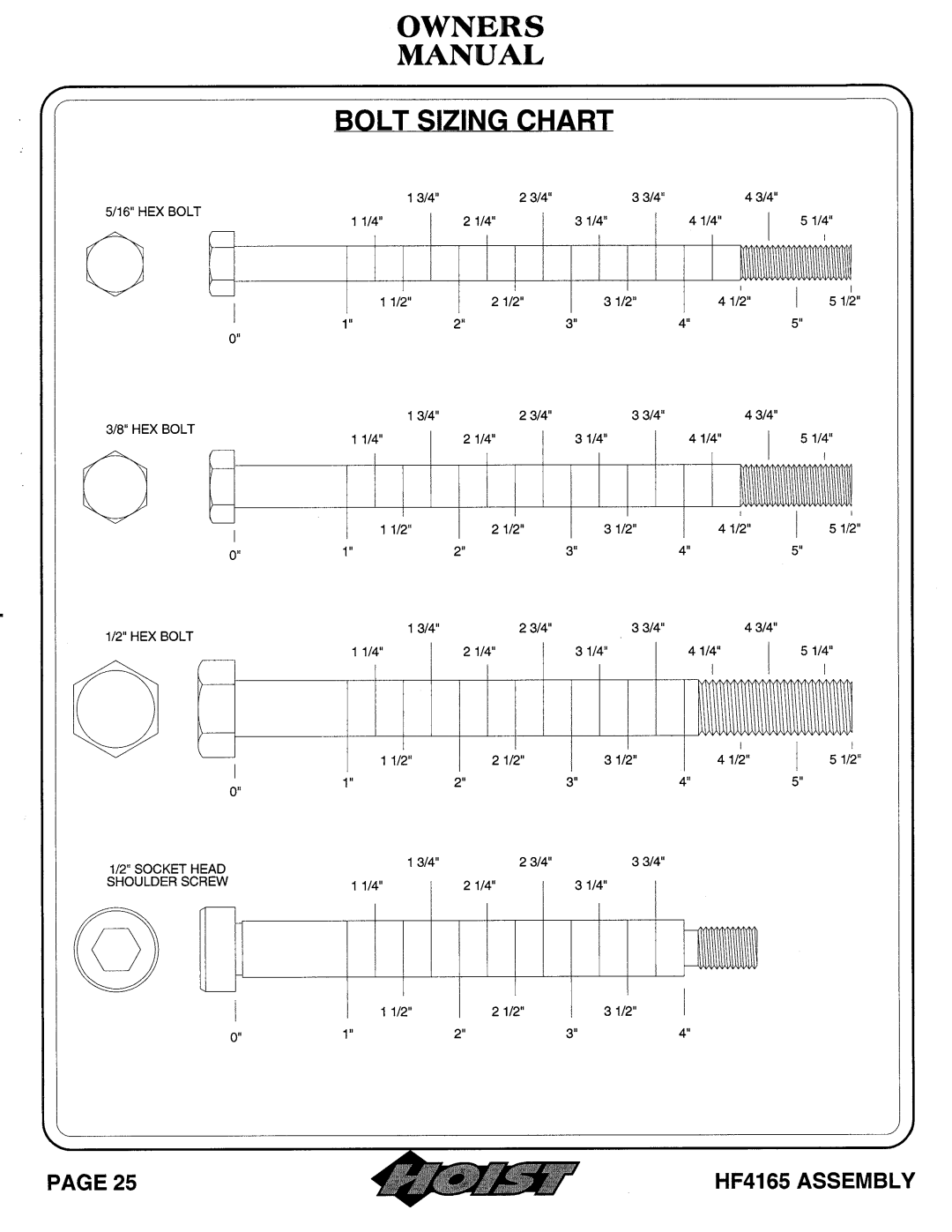 Hoist Fitness 6 Position F.I.D owner manual 