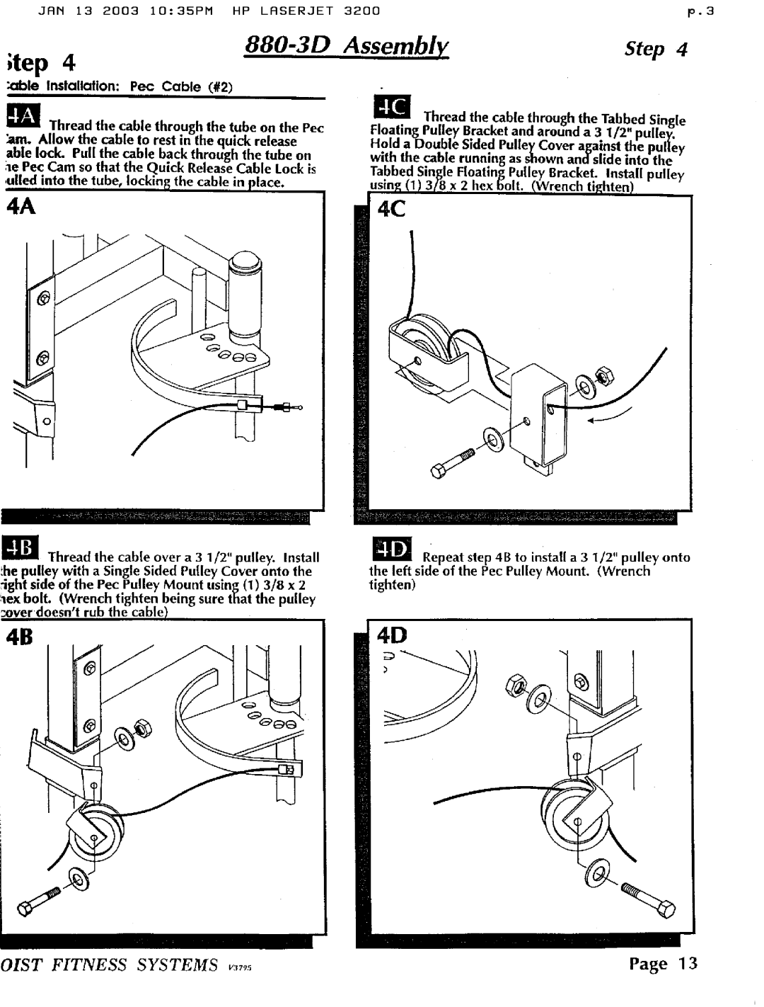 Hoist Fitness 880-3D manual 