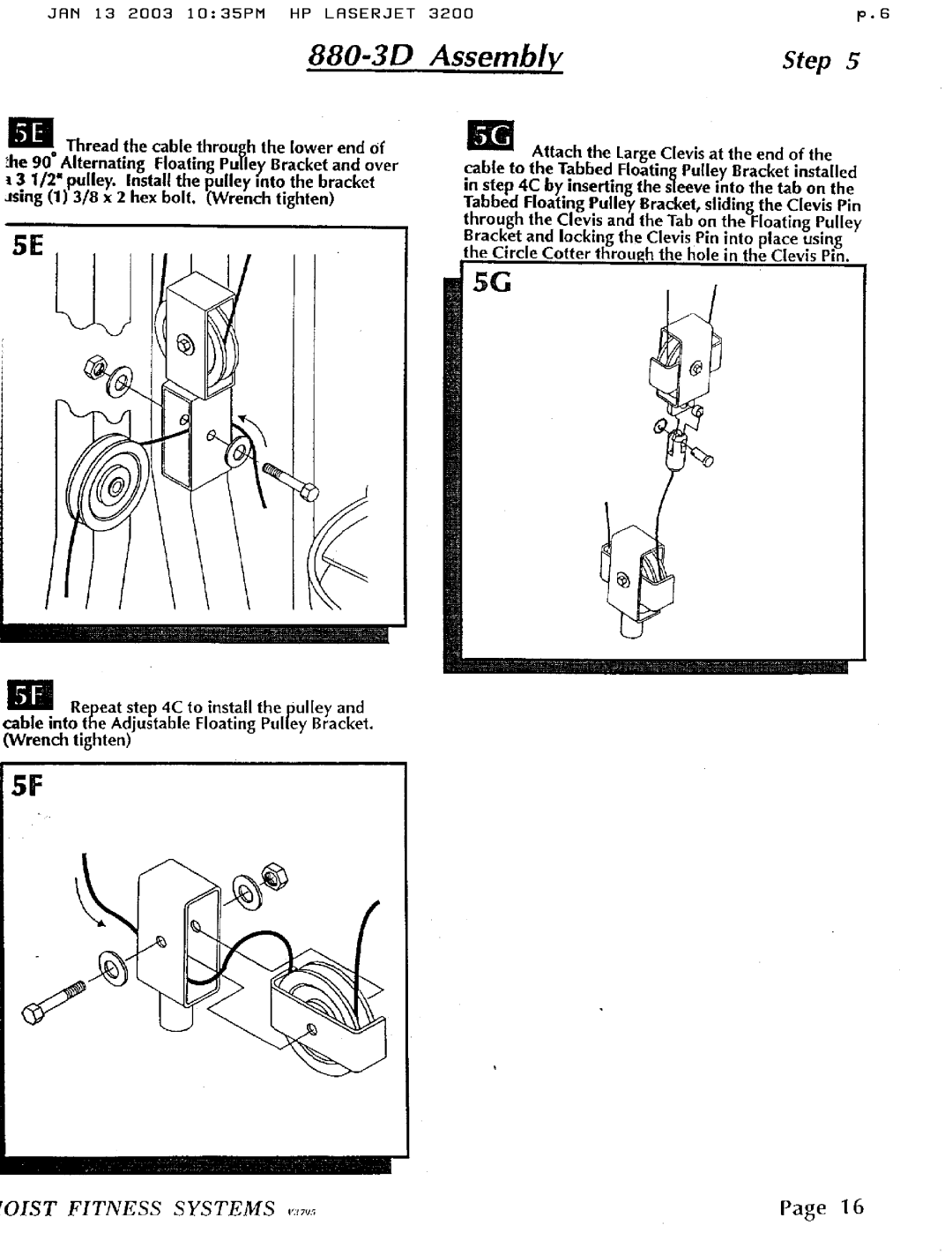 Hoist Fitness 880-3D manual 