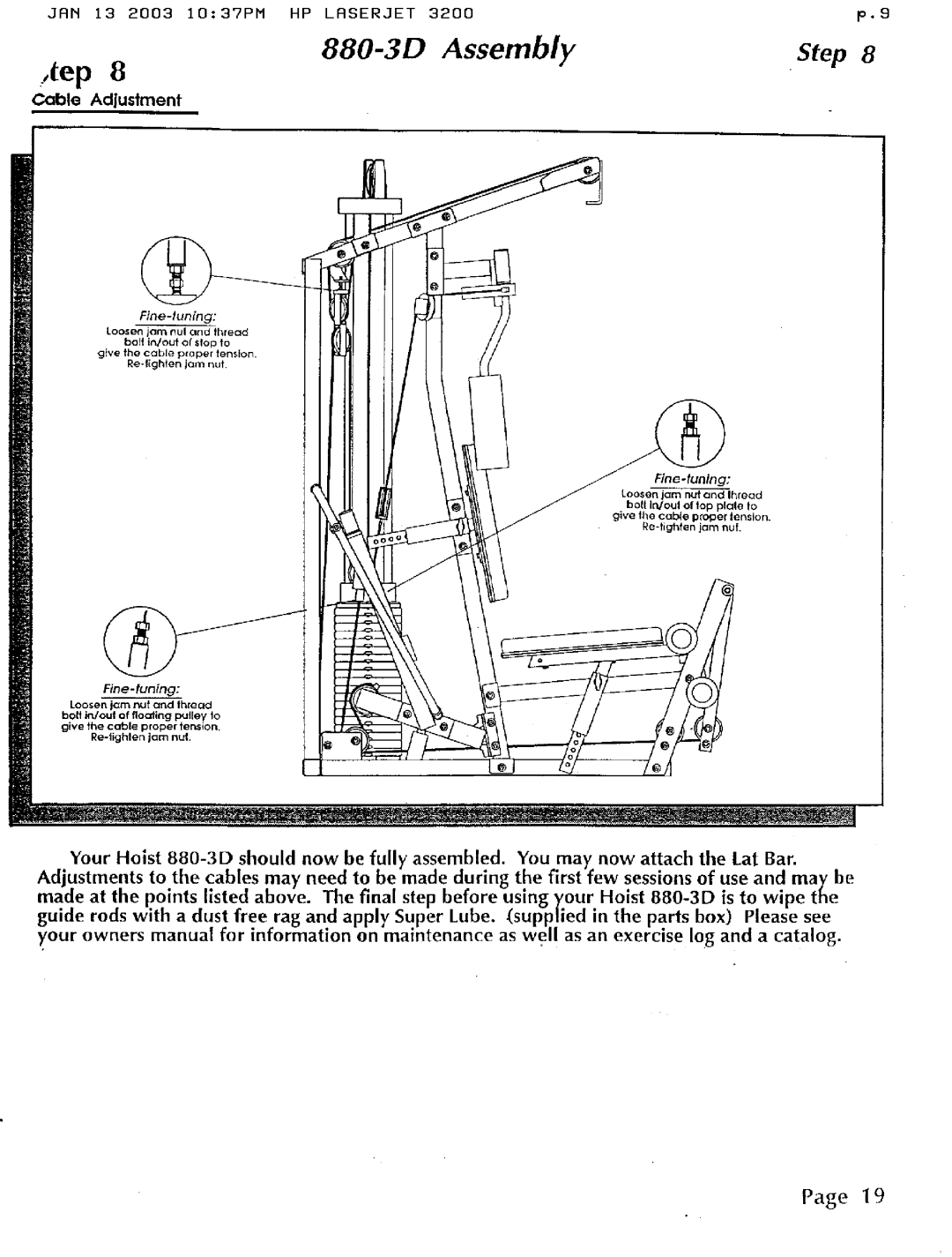 Hoist Fitness 880-3D manual 