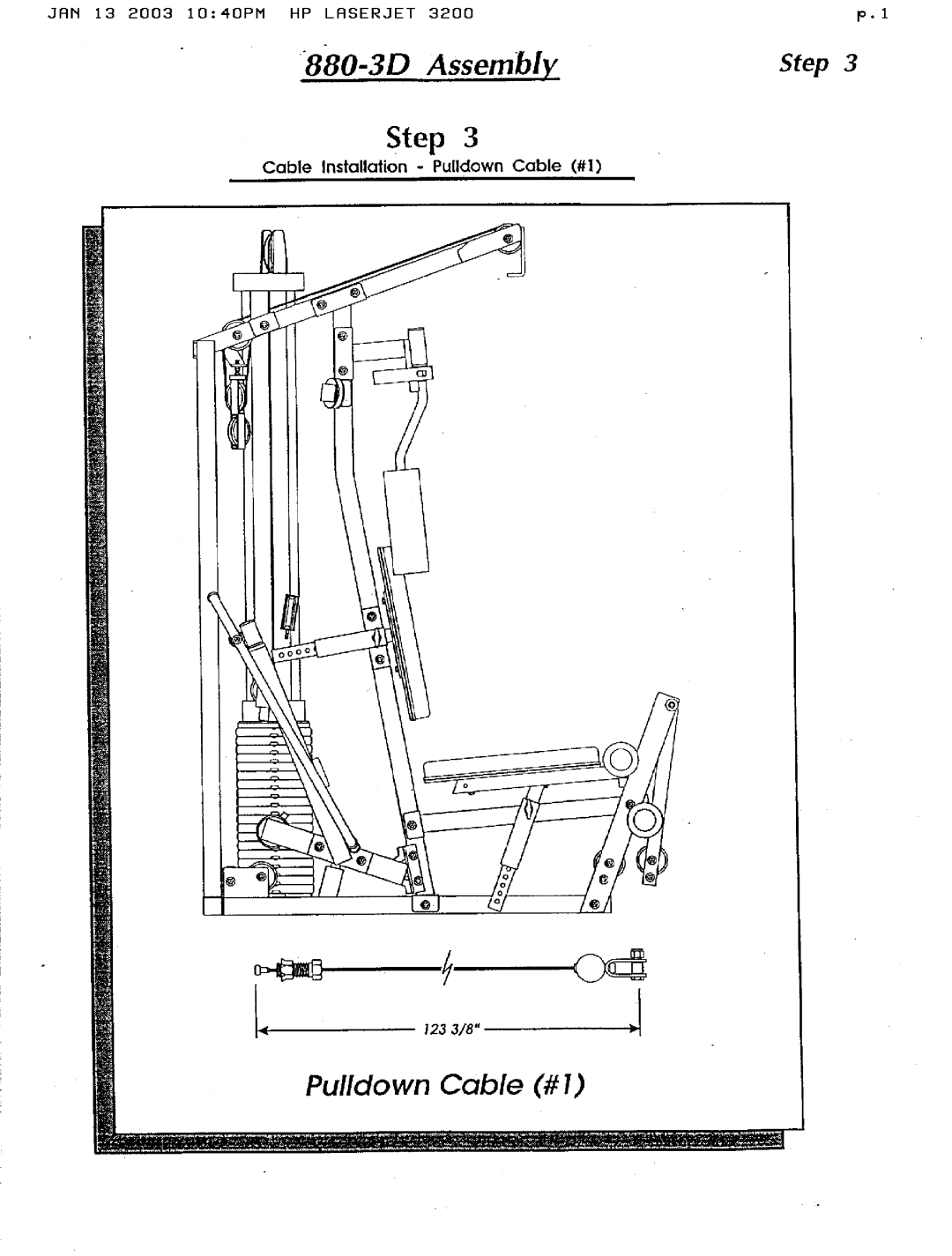 Hoist Fitness 880-3D manual 