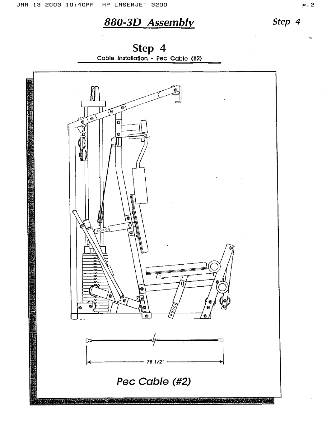 Hoist Fitness 880-3D manual 