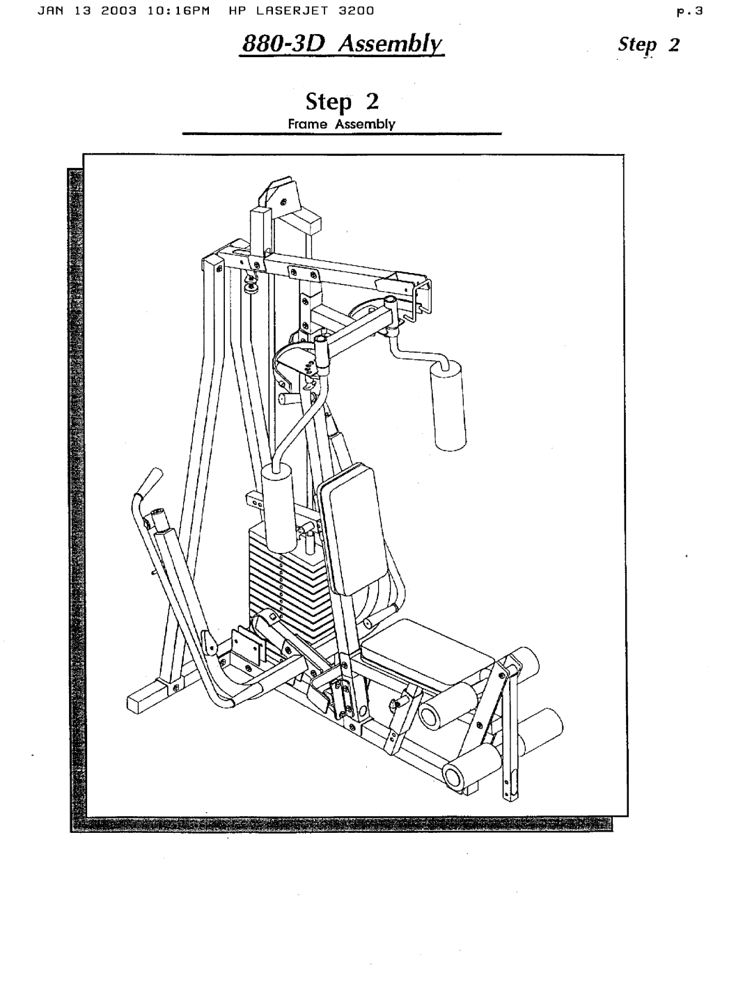 Hoist Fitness 880-3D manual 