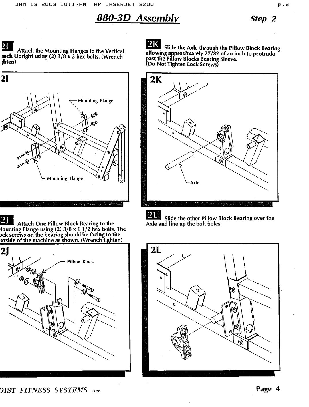 Hoist Fitness 880-3D manual 