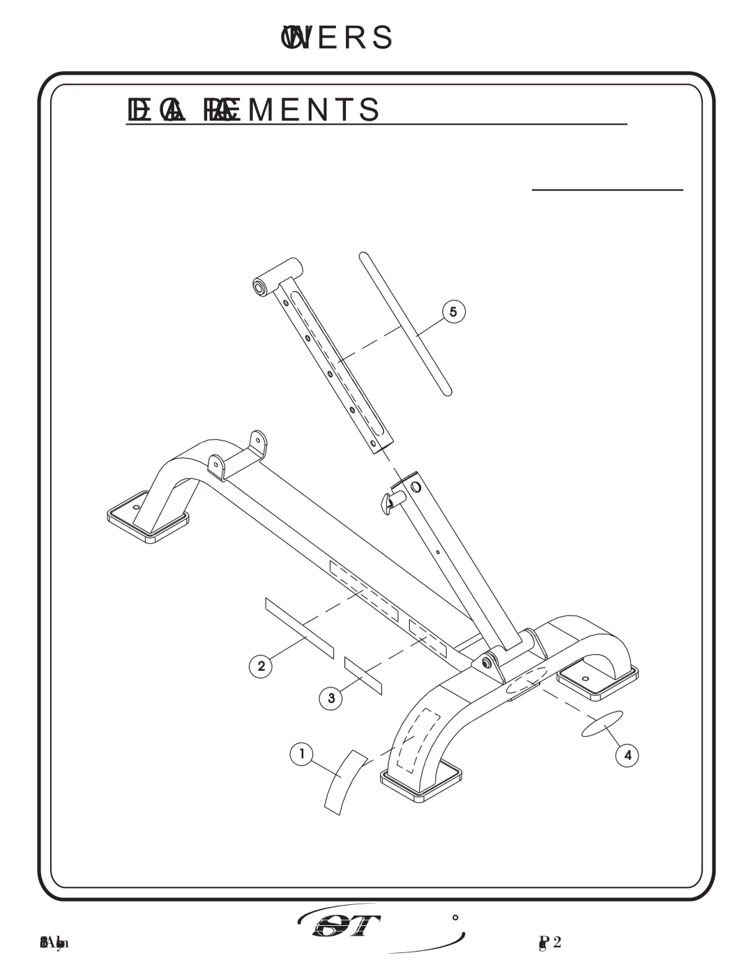 Hoist Fitness CF-2168 owner manual N E R S 