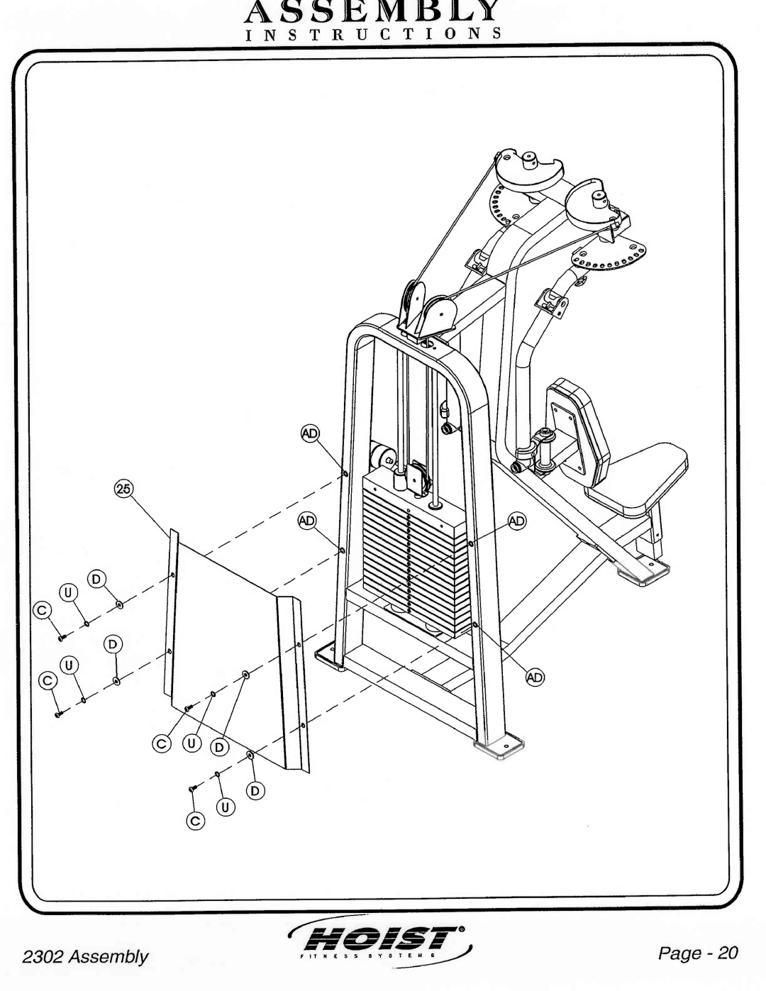 Hoist Fitness CL-2302 manual 