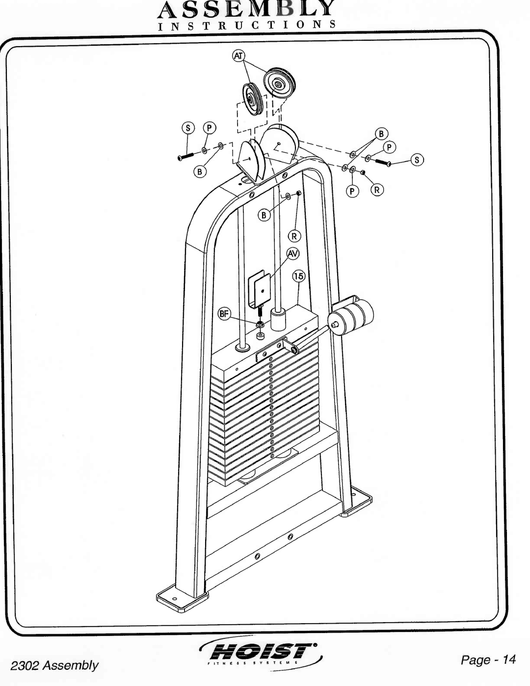 Hoist Fitness CL-2302 manual 