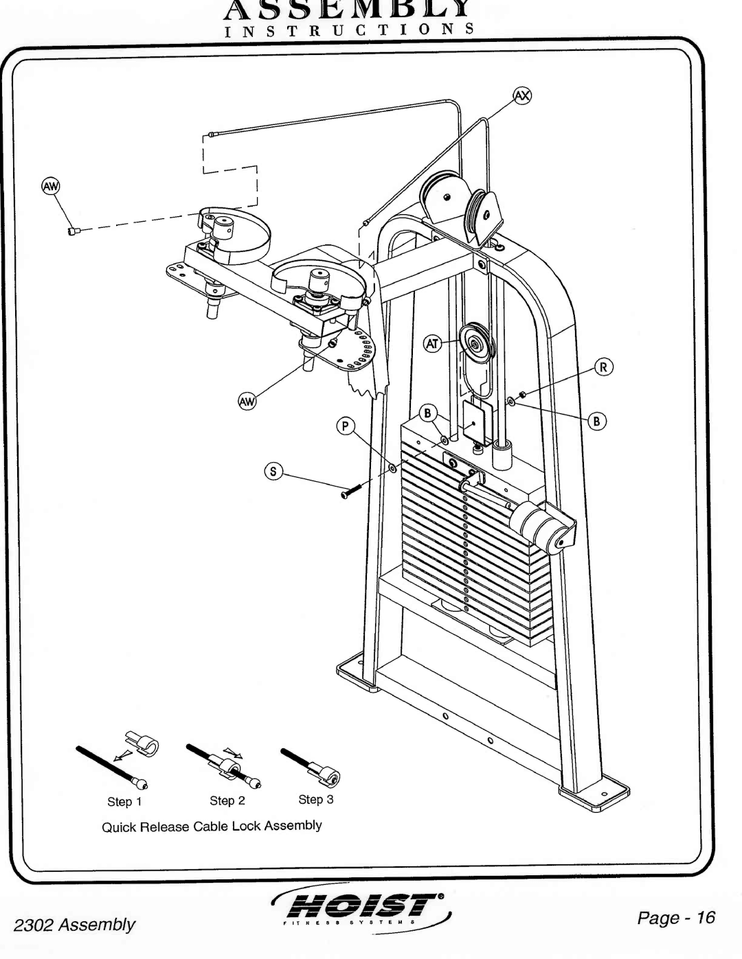 Hoist Fitness CL-2302 manual 