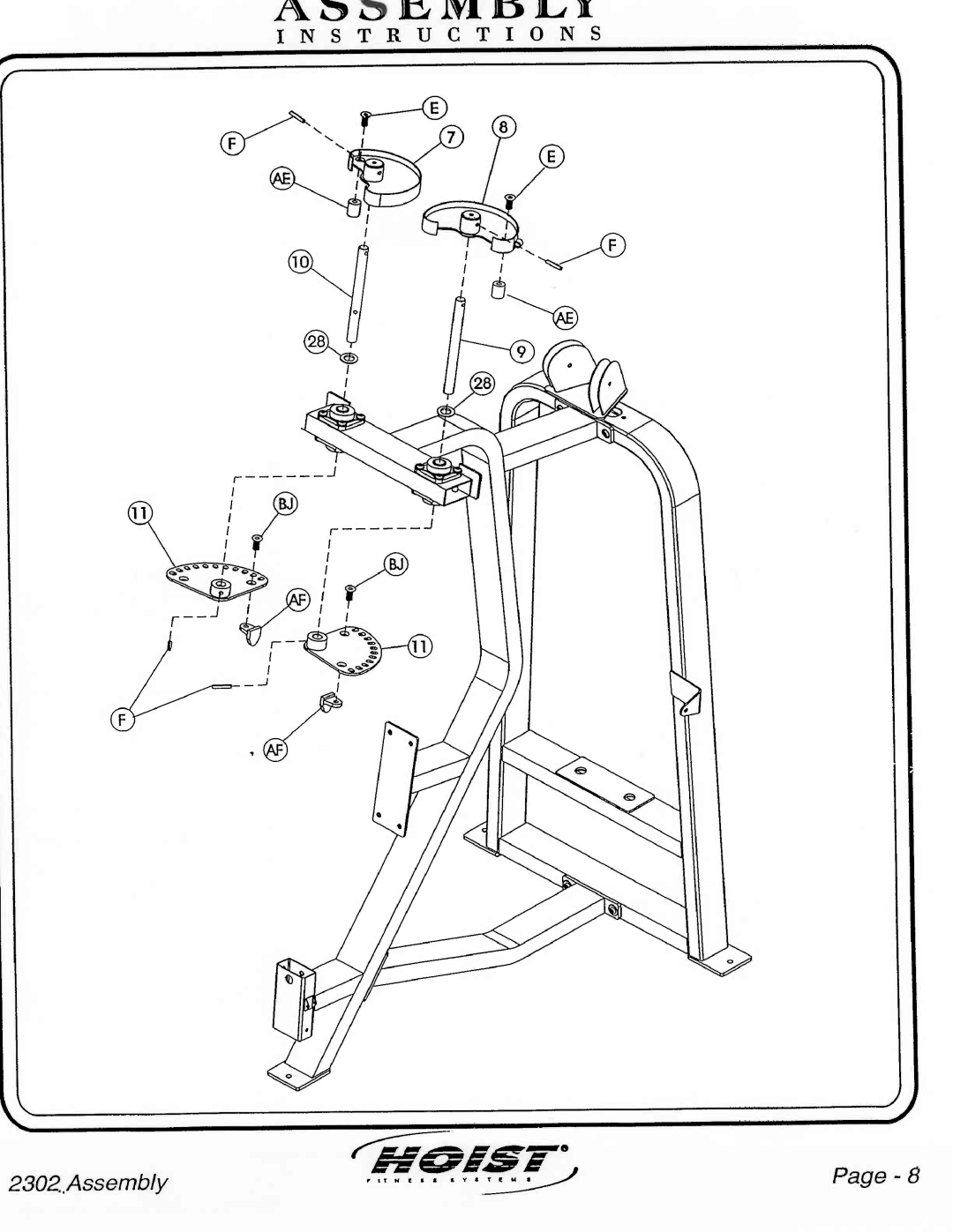 Hoist Fitness CL-2302 manual 