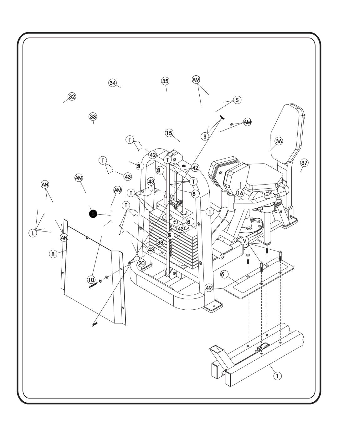 Hoist Fitness CL-2406 owner manual Abaa 