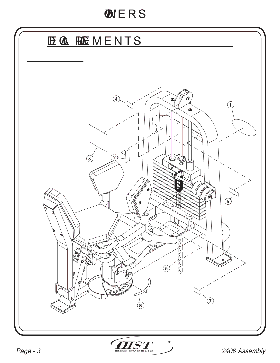 Hoist Fitness CL-2406 owner manual N E R S 