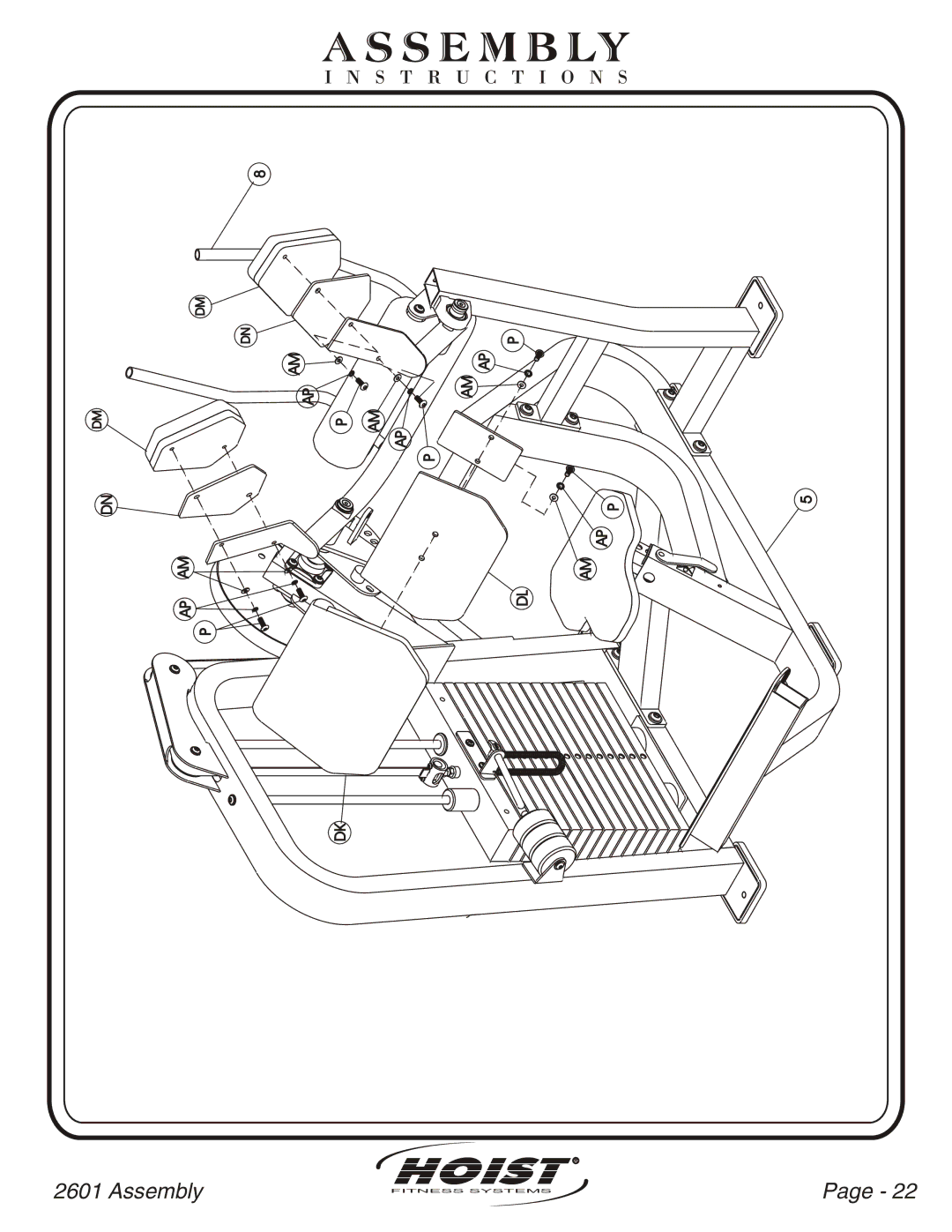 Hoist Fitness CL-2601 owner manual S E M B Ly 