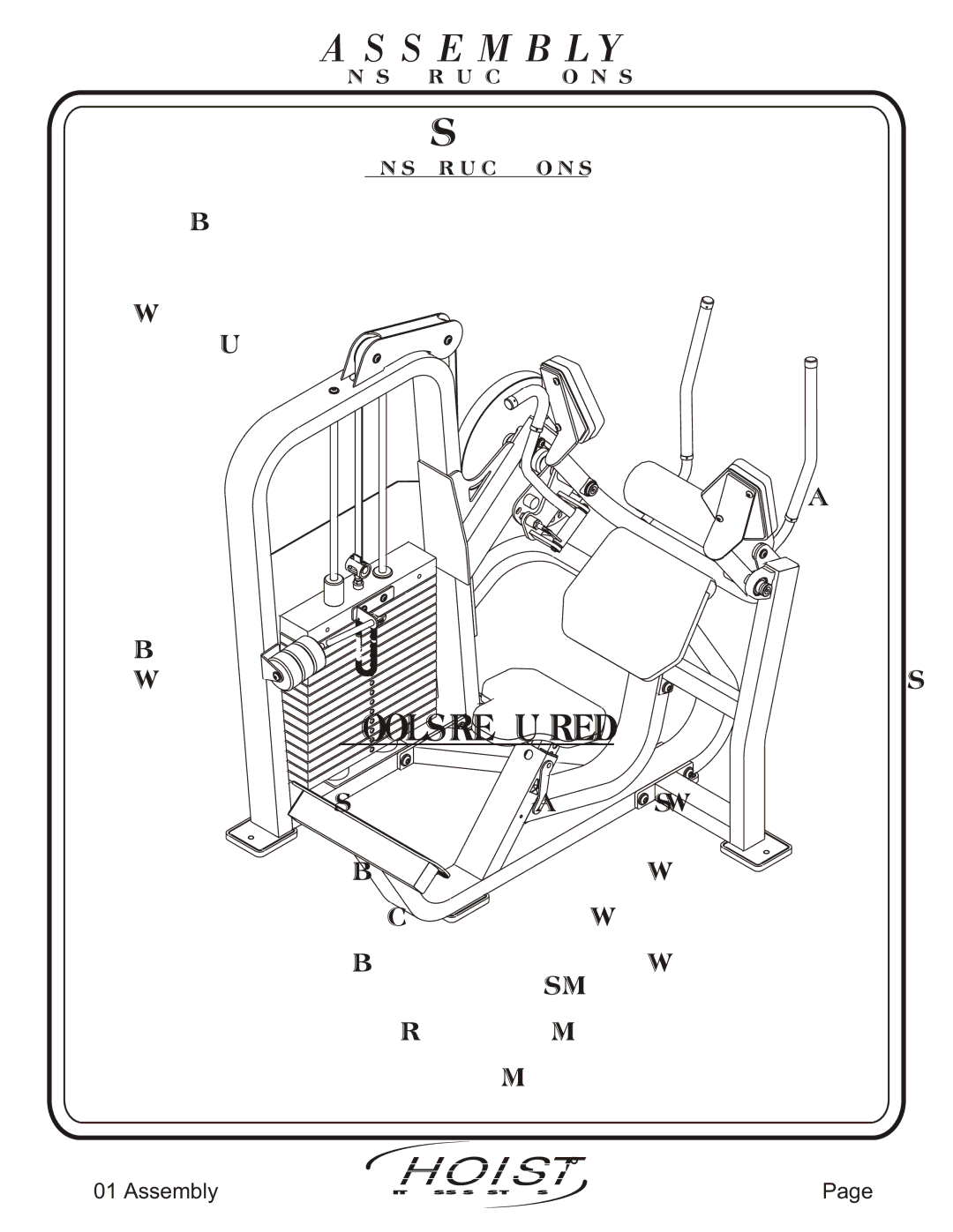 Hoist Fitness CL-2601 owner manual Step 